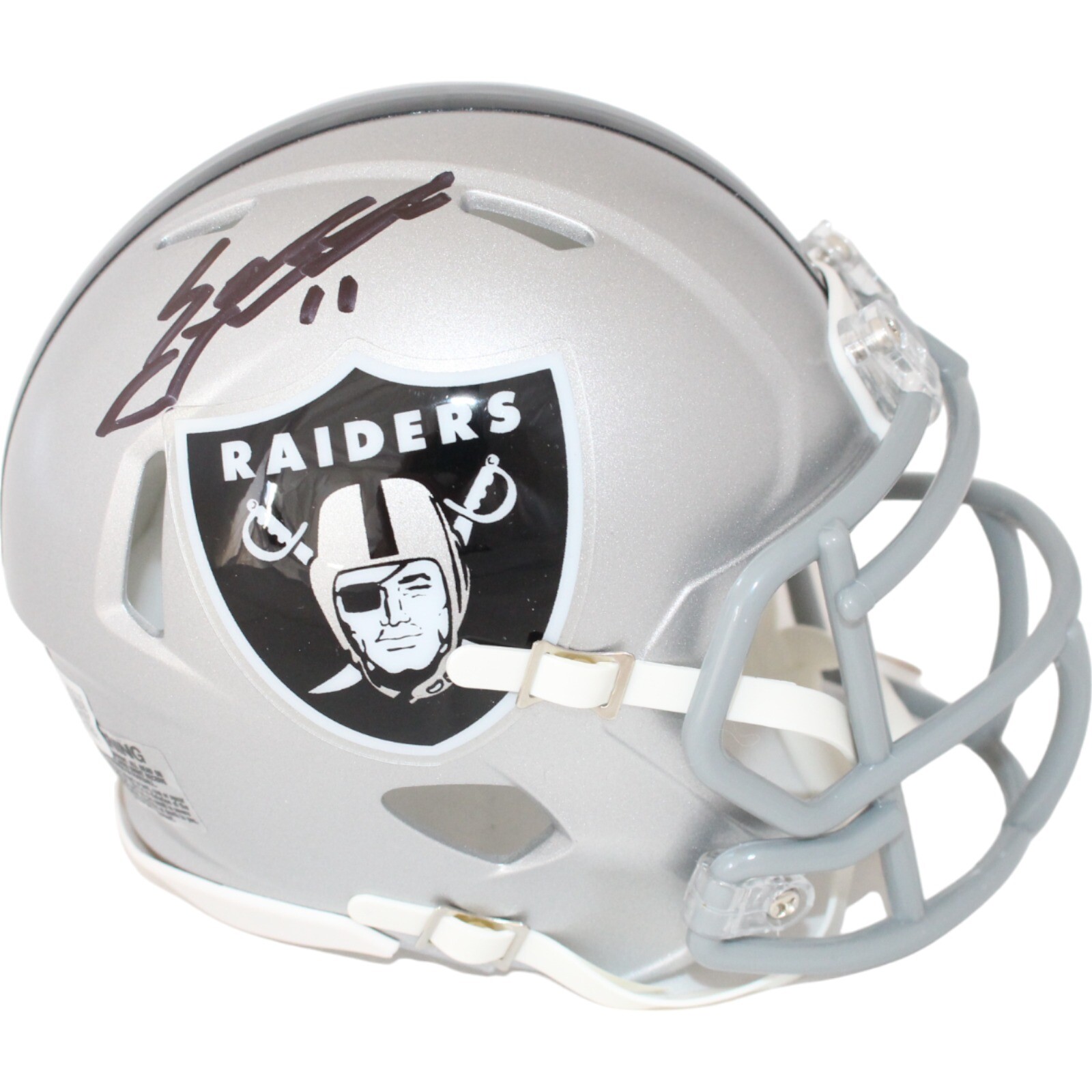 Sebastian Janikowski Autographed Signed Oakland Raiders Mini Helmet Beckett 