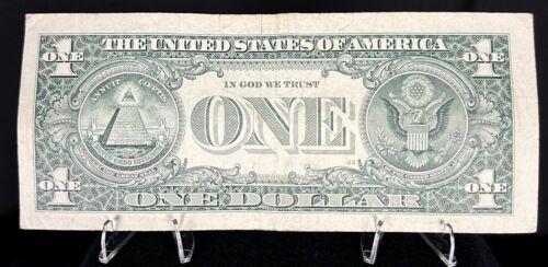1965 July 5th Birthday Anniversary Note Fancy Serial Number Dollar $1 - Picture 3 of 3