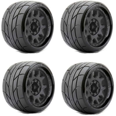 Powerhobby 1/8 SGT 3.8 Super Sonic Belted Mounted Street On Road Tires (4)