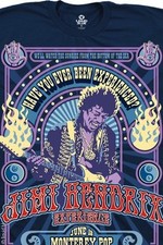 JIMI HENDRIX-MONTEREY POP 67-Have Ever Been EXPERIENCED-T-SHIRT M-L VINTAGE LMTD