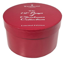 2007 Waterford Crystal 12 Days of Christmas 5 Gold Rings Bell Christmas Ornament