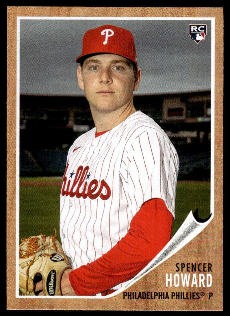 2021 Topps Archives #56 Spencer Howard 1962 Style   Philadelphia Phillies RC