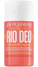 New! Sol de Janeiro RIO DEO Aluminum-Free Refillable Deodorant Cheirosa 40 (2oz)