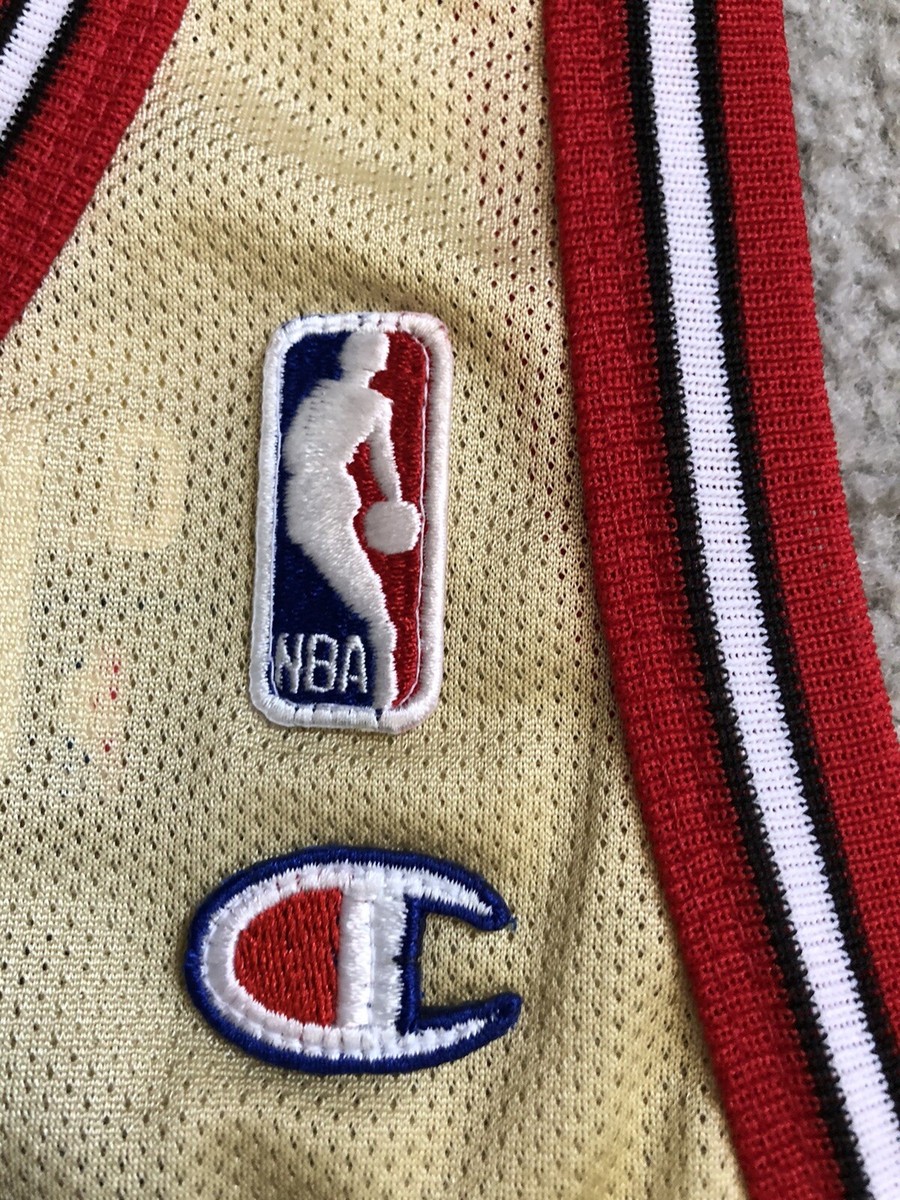Champion Michael Jordan #23 Chicago Bulls Gold NBA Vintage
