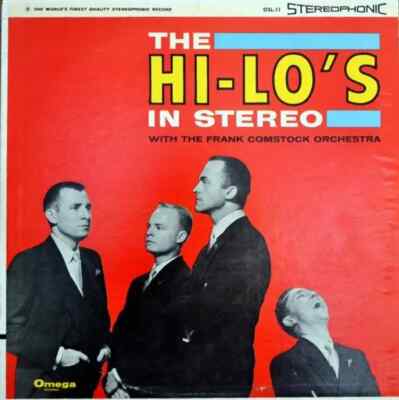 The Hi-Los With Frank Comstock And His Orchestra In Stereo NEAR MINT Vinyl LP