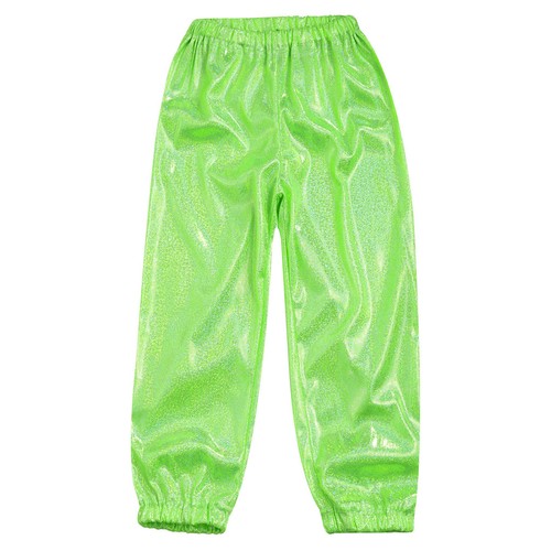 Kids Girls Trousers Athletisch Dance Pants Glittery Bottoms Workout Kostüme - Picture 44 of 55