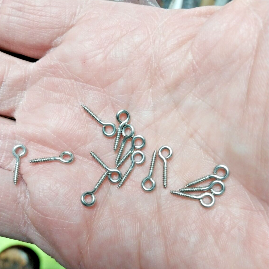 100- 1/2" Small Screw Eyes, Stainless Steel for fishing lures | eBay