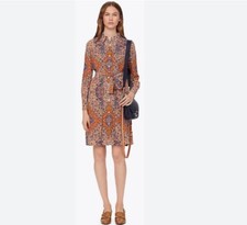 Tory Burch Soiree Pleated Shirtdress