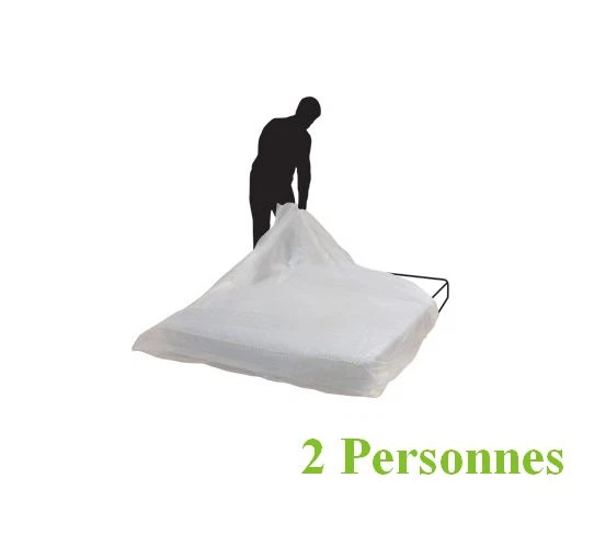HOUSSE PROTECTION MATELAS 2 PERSONNES PLASTIQUE DEMENAGEMENT NEUF