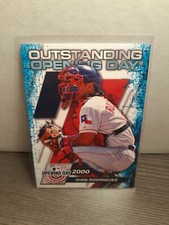 2021 Topps Opening Day Outstanding Opening Day Ivan Rodriguez #OOD-1 Rangers