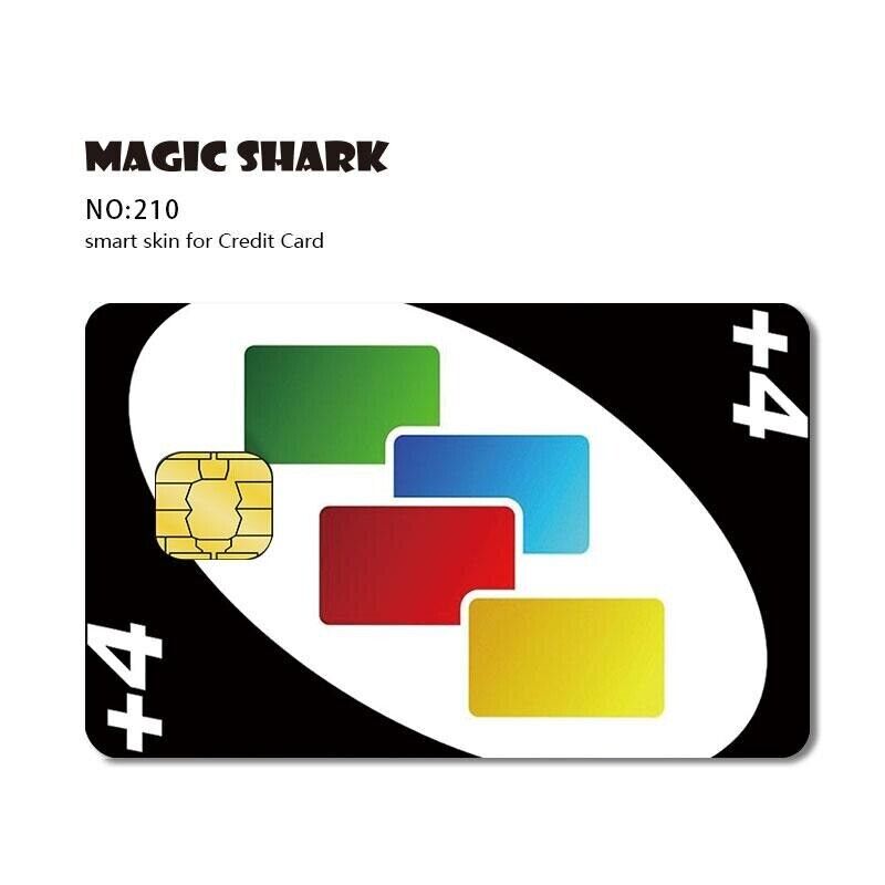 Uno Reverse Card Credit Card SMART Sticker Skin Decal, Card Wrap