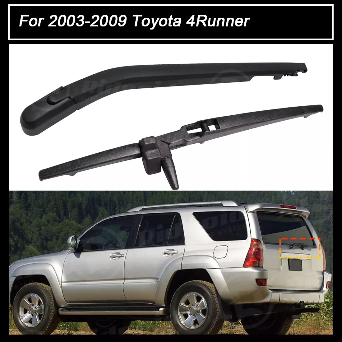 Fits Toyota 4Runner 2010-2023 Rear Windshield Wiper Arm W/ Blade 8524135060 - Foto 12
