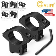 1'' High/Medium/Low Profile Scope Rings for Picatinny/Dovetail Rail Heavy Duty