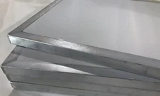 10x22" Aluminum Silk Screen Frame with Saati 158 mesh white