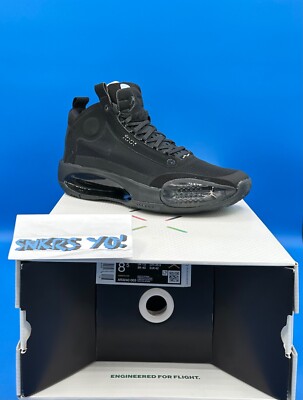 Air Jordan XXXIV Shoes Mens Size 8.5 Black Smoke Grey Basketball AR3240-003 $_12.JPG?set_id=880000500F main image 3