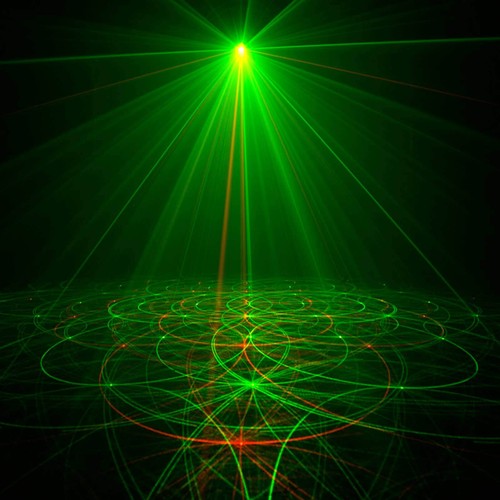 ADJ Micro Galaxian Red/Green Multibeam Starfield Aerial Laser Used - Picture 3 of 6