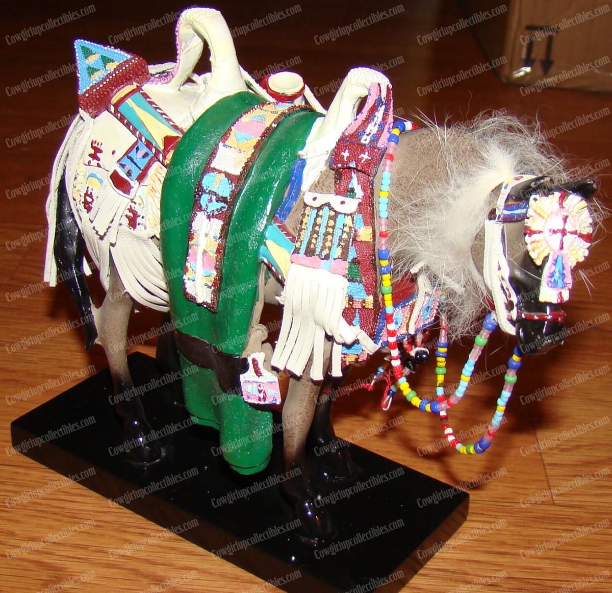 Trail of Painted Ponies, Artist Signed CEREMONIAL PONY (12255) 1E