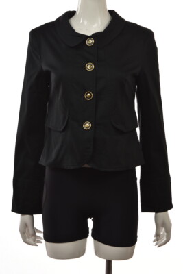 Vertigo Womens Jacket Size Black Basic Blazer Long Sleeve Outer Wear 