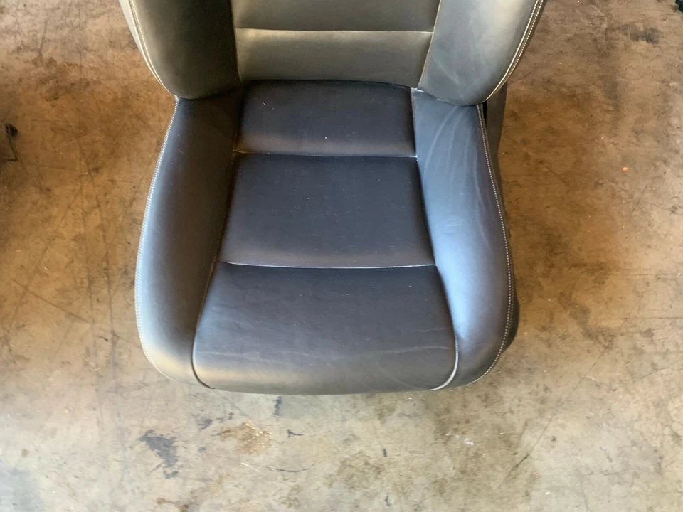 BMW 2011-2016 F10 STITCHED LEATHER SEATS NEGRO COSTURA EXCLUSIVA (LZLZ) SET OEM 37K Foto 4 de 4