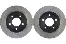 Front PAIR Disc Brake Rotor for 1992-2000 Chrysler Town & Country (43977)