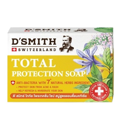 6X D'SMITH Soap Anti-Bacterial Natural Herbs Reduces Acne Rashy Refresh Skin 100 - Picture 3 of 8