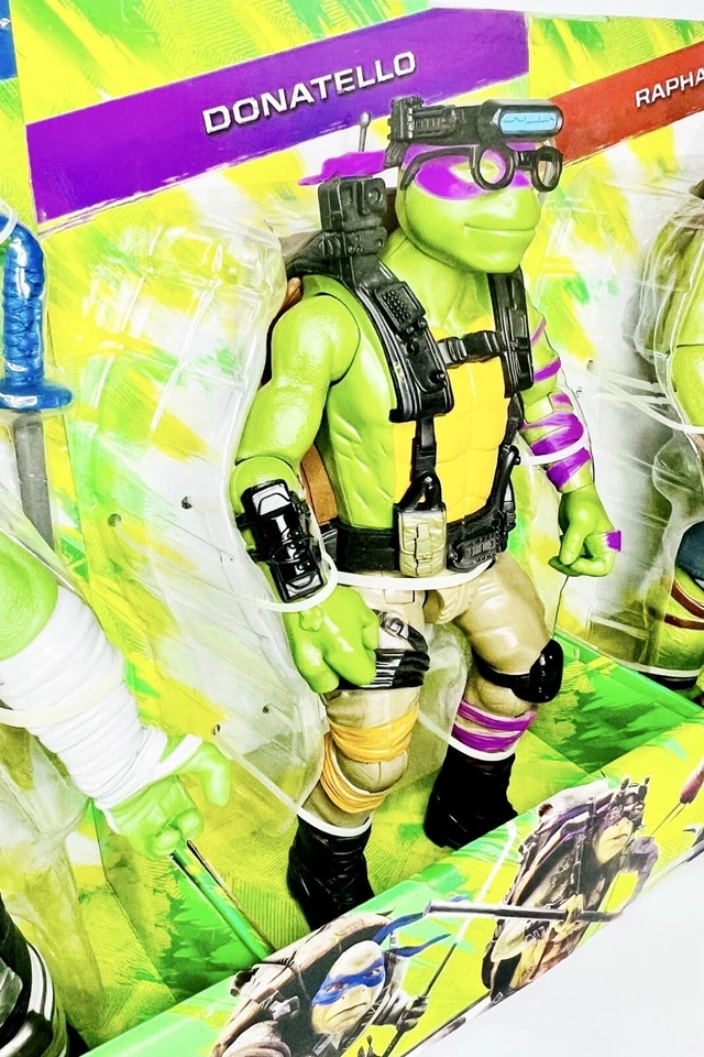Teenage Mutant Ninja Turtles Action Figures Lot TMNT RARE Exclusive 4 Pack Set - Image 4 of 4