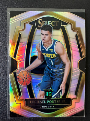 2018 Panini Select Premier Level Silver Prizm Michael Porter Jr