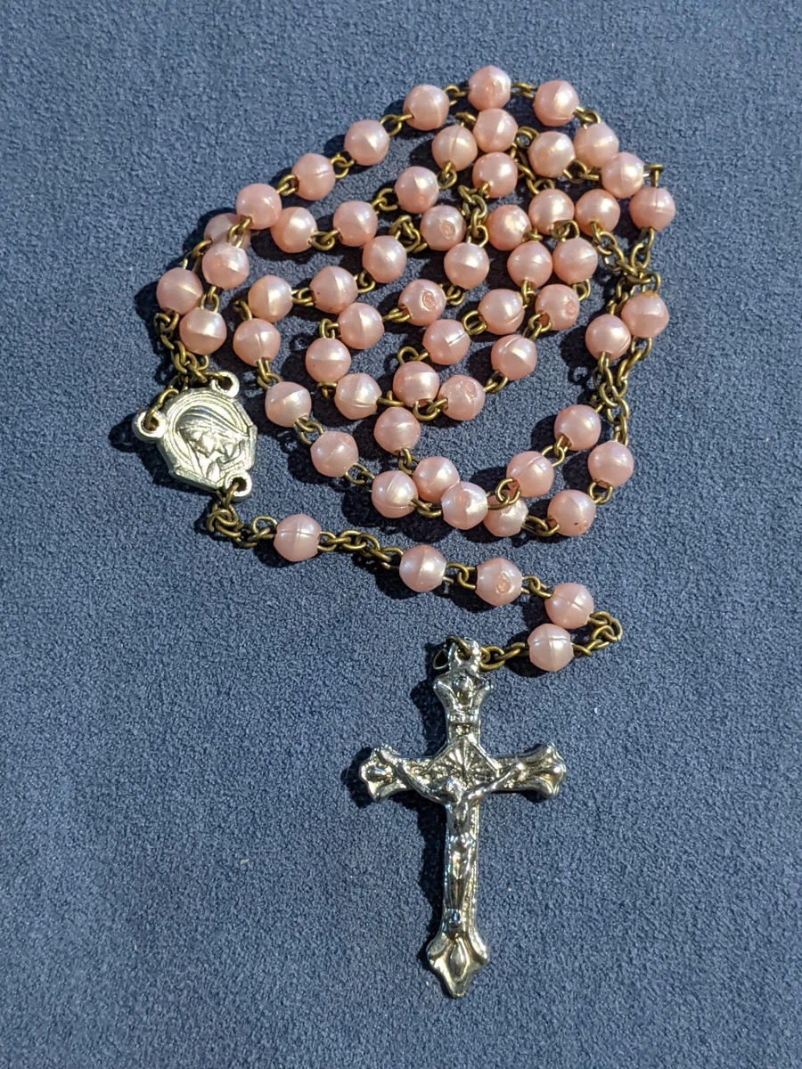 Vintage hotsell rosary necklace