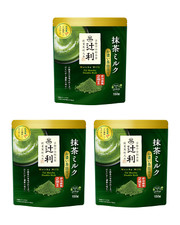 Japan Tsujiri Instant Matcha Milk Dark tea  Powder tailoring 150g 3 sets