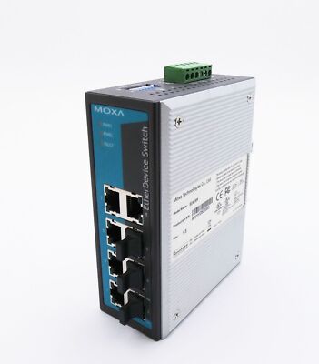 Moxa Technologies EDS-308 Rev.1.5  EtherDevice Switch / Ethernet-Switch -used-