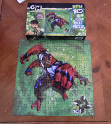 BEN 10 Cartoon Network 100 Piece 12 x 12 inch Full Size Jigsaw