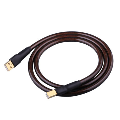 QED pure copper silver-plated DAC decoding line HIFI fever A-B cable