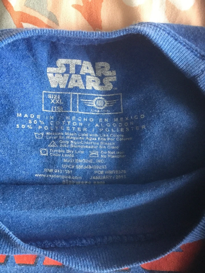 LEGO Star Wars Camiseta Manga Corta Niños Talla XXL (18) Azul Foto 2 de 3