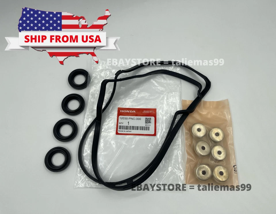 Genuine OEM Valve Cover Gasket 12030-PNC-000 for Honda Accord Civic CR-V RSX TSX - Image 3 of 4