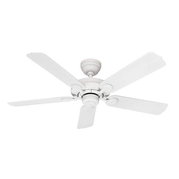 AußEn Deckenventilator Ohne Licht Outdoor Elements Weiß 132 Cm Terrasse LüFter-image