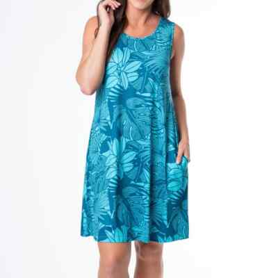 ELSIE & ZOEY KEELEY SLEEVELESS KNEE LENGTH JERSEY DRESS SIZE SMALL-MEDIUM |  eBay