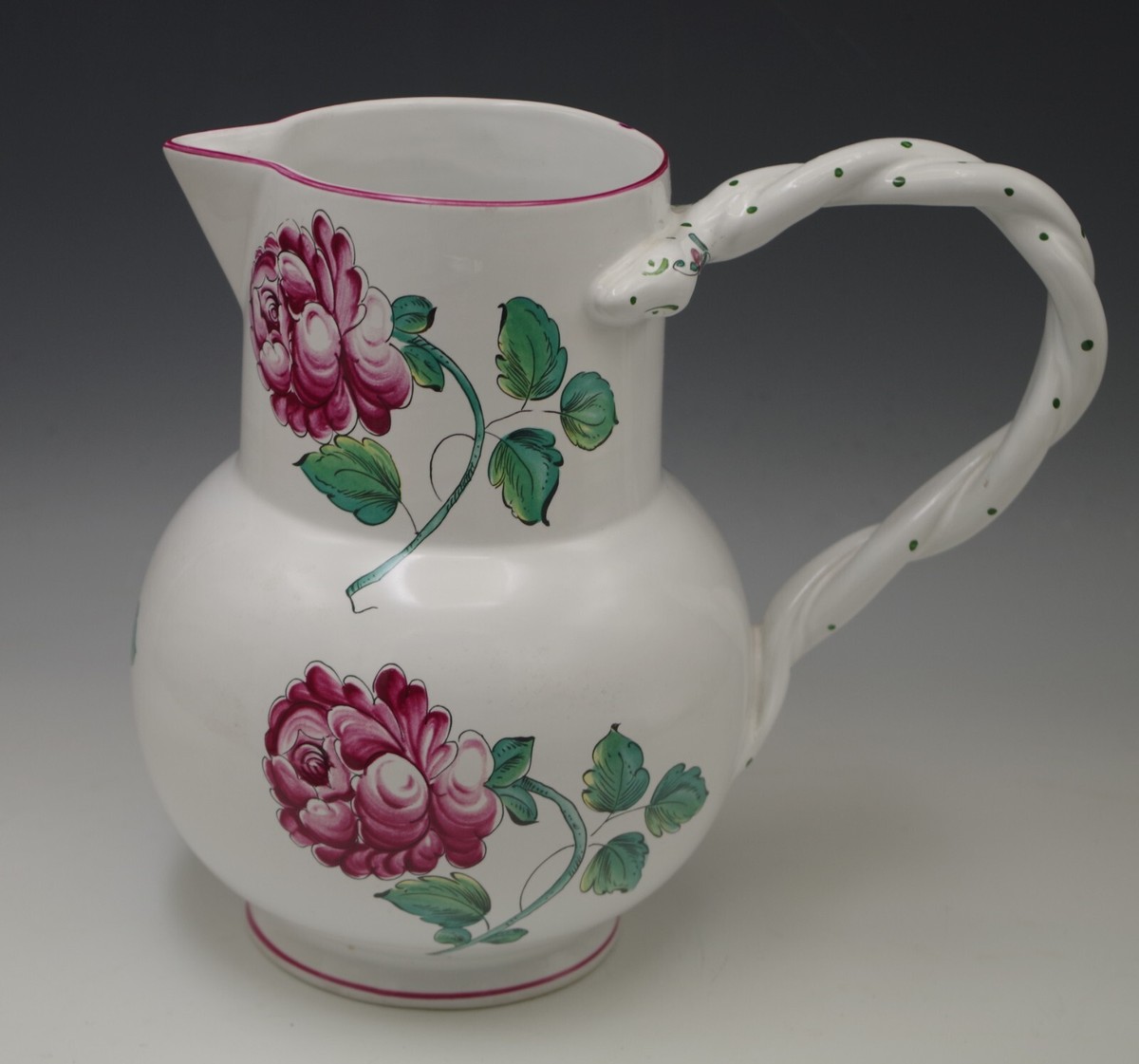 TIFFANY AND CO PORTUGAL STRASBURG FLOWERS SNAKE HANDLE PITCHER | eBay