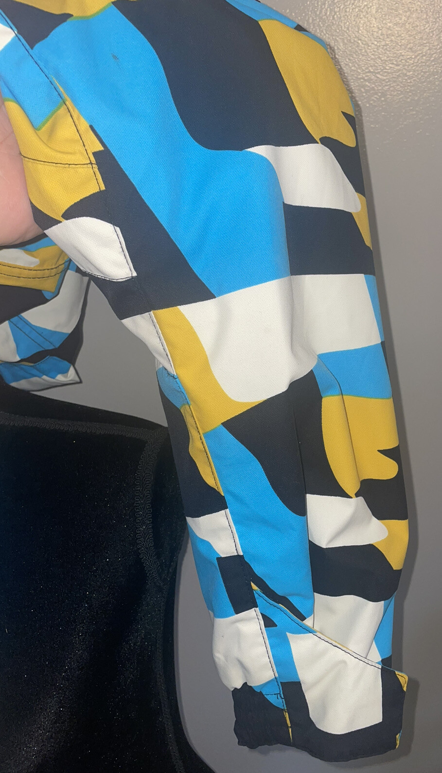 Grenade Fatigue Project Snowboarding Jacket Blue Yellow Misfits Series XL