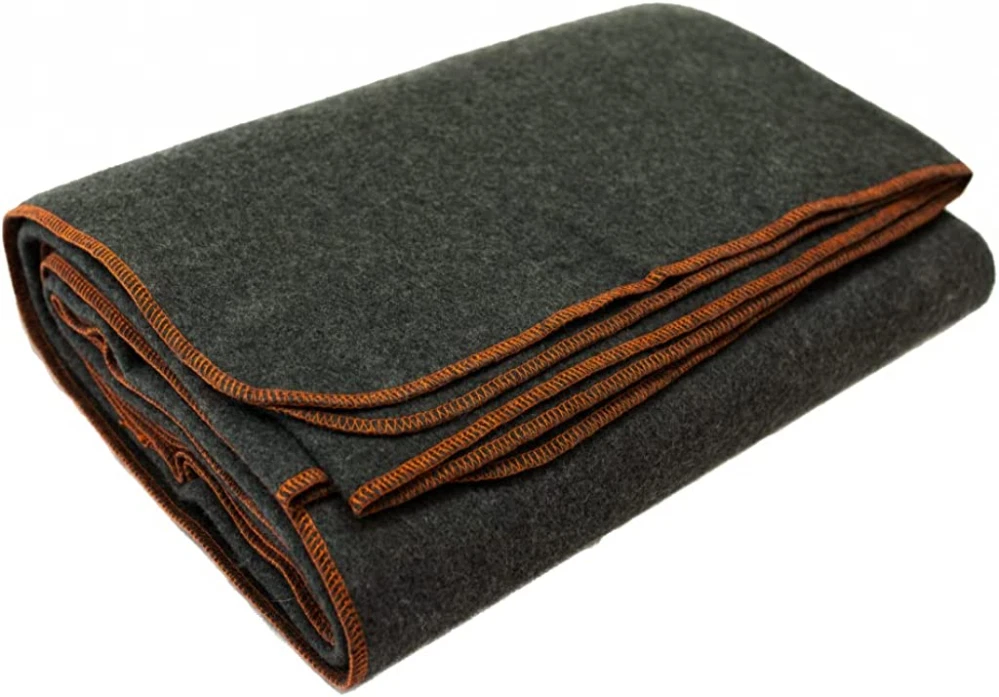 Arcturus Military Wool Blanket - 4.5 lbs, Warm, Thick, Gray 743031888703 |  eBay