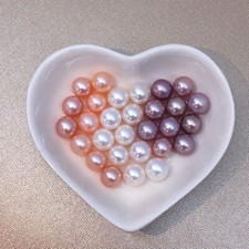 Mauve 3-13mm Complete Round Freshwater Pearl Loose Bead Various Sizes