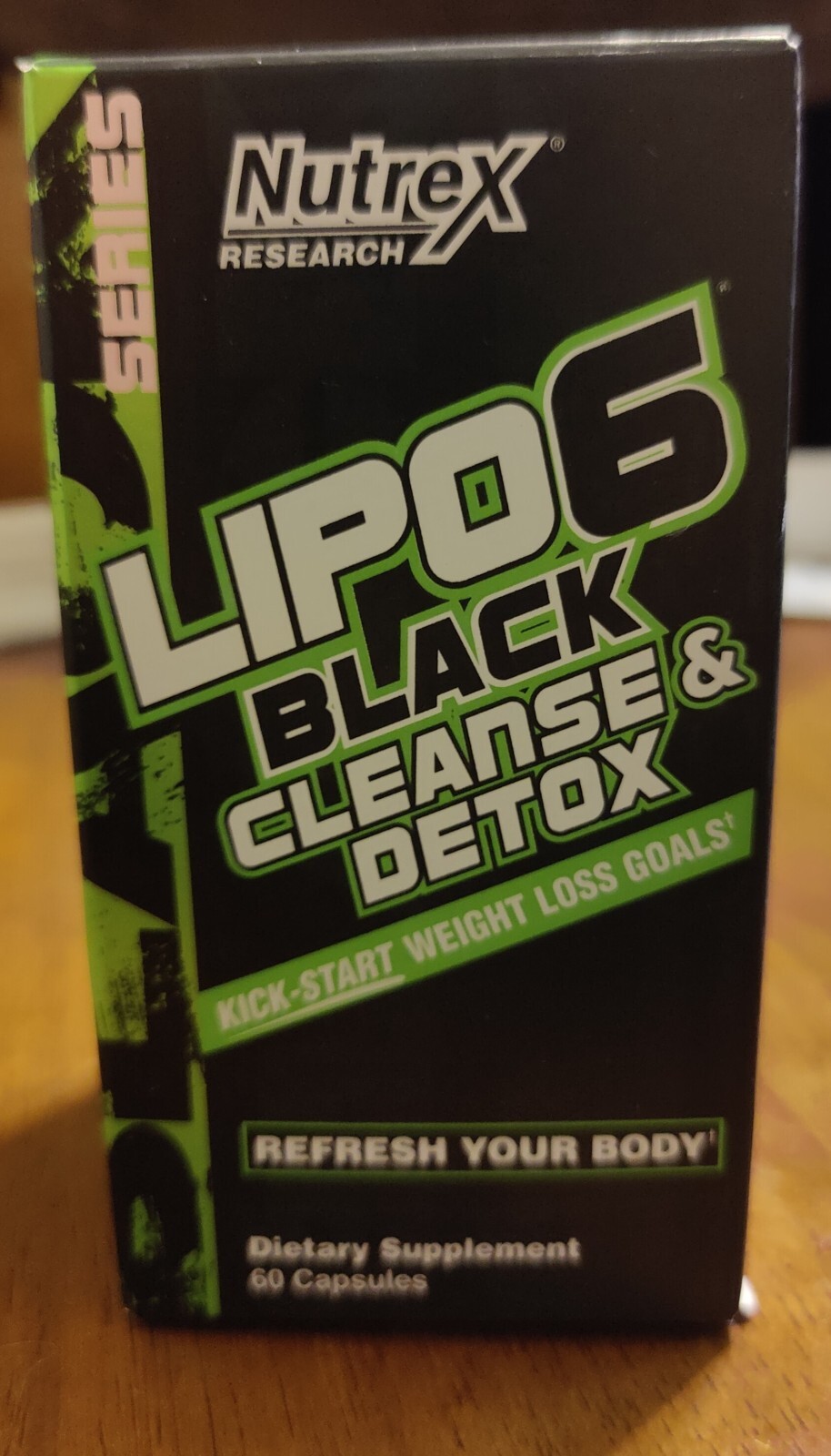 Nutrex Lipo 6 Black Cleanse & Detox.Kick Start Weight Loss 60 CAPSULES