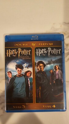 Harry Potter Double Feature: Prisoner Of Azkaban + Goblet Of Fire Blu-ray 