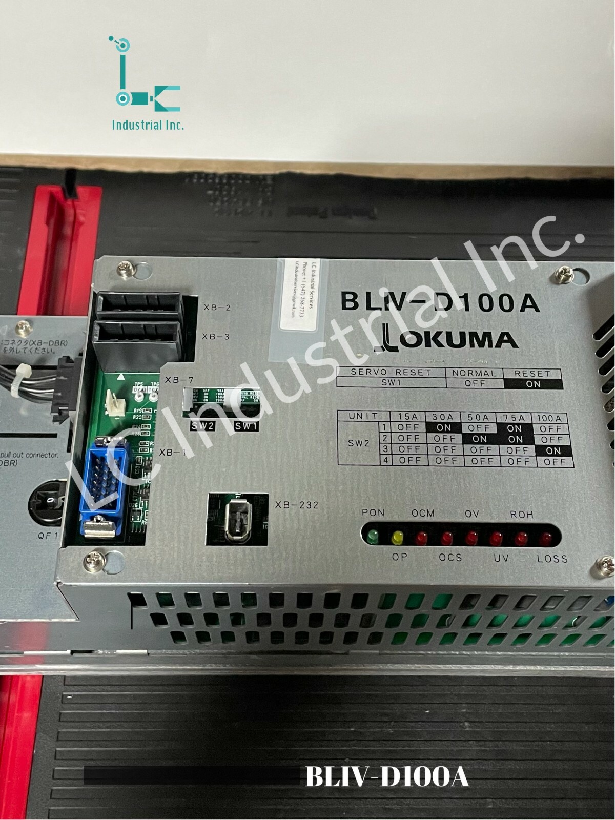 OKUMA オークマ サーボアンプ BLIV-D100A