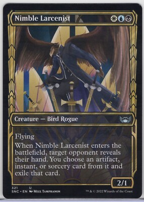 2x Nimble Larcenist *Showcase* - Streets of New Capenna - Near Mint