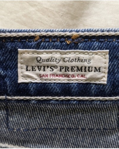 Jean Levi's Wedgie Recto Calce Ajustado Cuña Clásico Botón Mosca Nuevo con etiquetas W25XL26 - Imagen 7 de 10