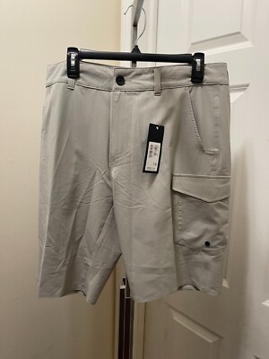 Oakley Mens Flat Front Cargo Pocket Hybrid Desert Send 442632 Size 34.   S320