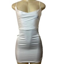 Fashion Nova Women's White Bodycon Dress Sz XS - NWT