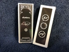 Bicycle Slice Fragment Slumbers BLACK playing cards