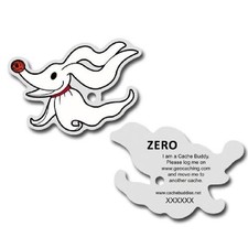 Zero Nightmare Before Christmas Trackable Travel Bug for Geocaching Unactivated
