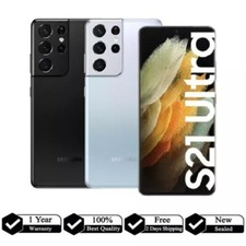 New Sealed Samsung Galaxy S21 Ultra 5G SM-G998U 128GB/256GB Unlocked Smartphone